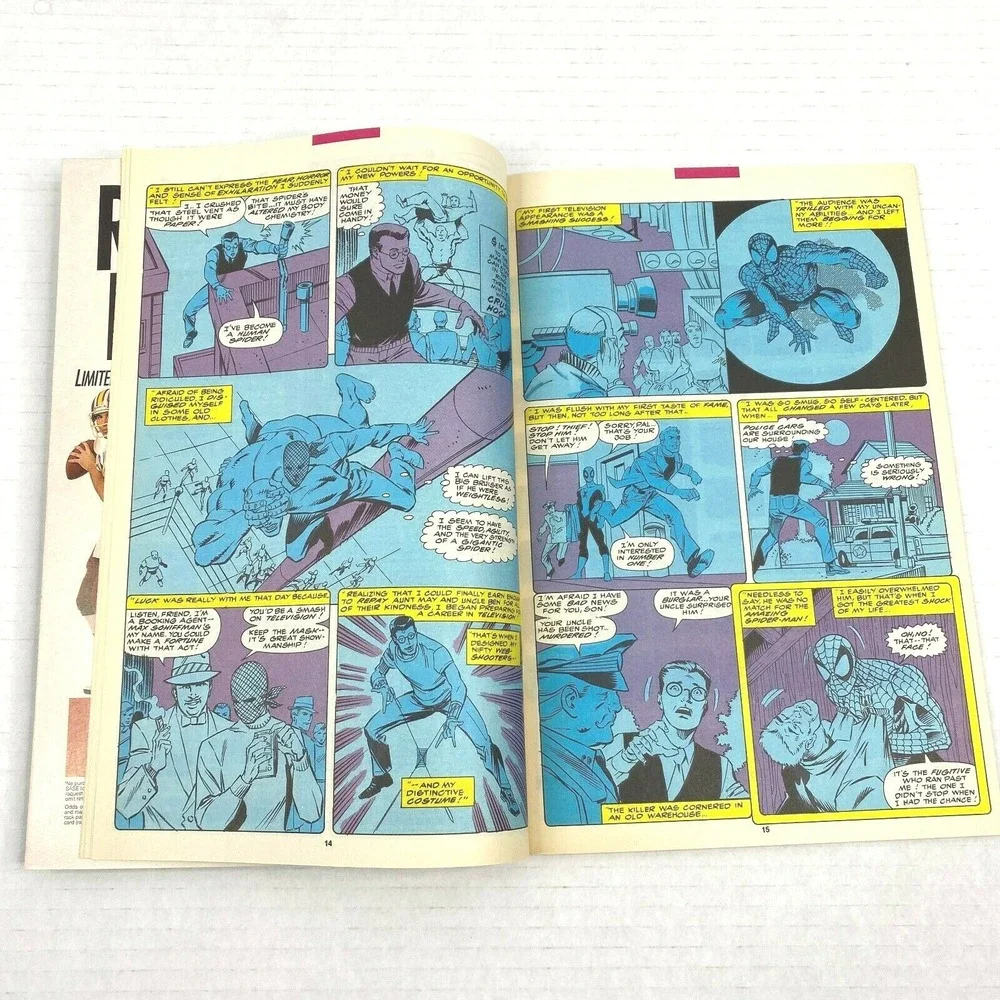 Marvel Spider-Man Comic Book 26 30th Anniversary Hologram Cover September‎ 1992